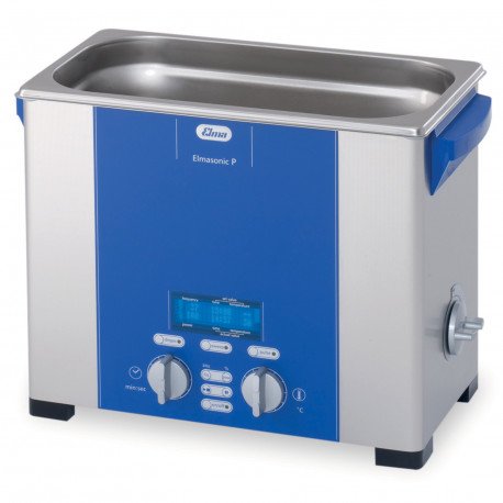 Cuve Ultrasons Nettoyage Analyse Double Fréquences 5,75 L Elmasonic P 60 H