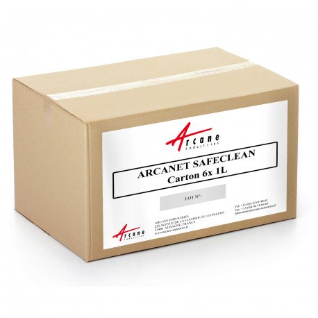 Nettoyant Purifiant de Surface ARCANET SAFECLEAN Carton 6x1L