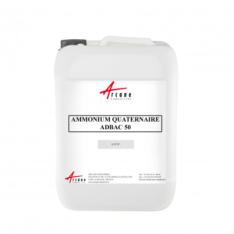 Ammonium quaternaire - ADBAC 50 - CAS 68424-85-1 Bidon 20L