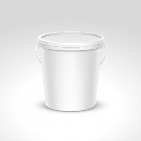 Seau plastique 20L + Couvercle