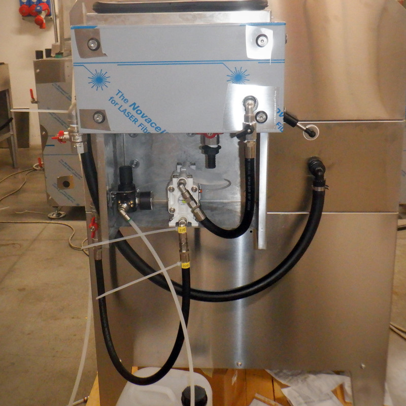 Séparateur huile pneumatique compact pour fontaine de dégraissage
