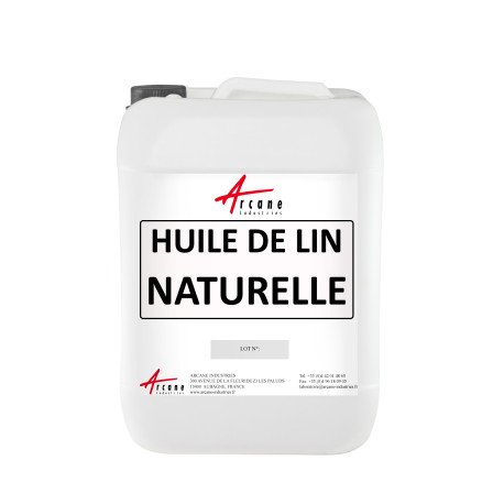 Huile de lin bouillie cuite siccative Bidon 20L