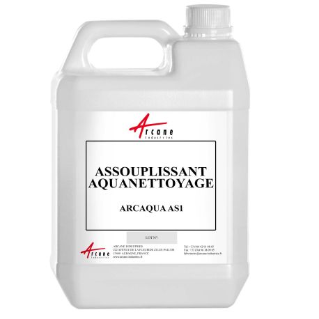 Assouplissant professionnel pour aquanettoyage ARCAQUA AS1 5L