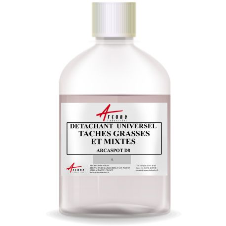 Détachant universel pour taches grasses et mixtes - ARCASPOT D8 1L