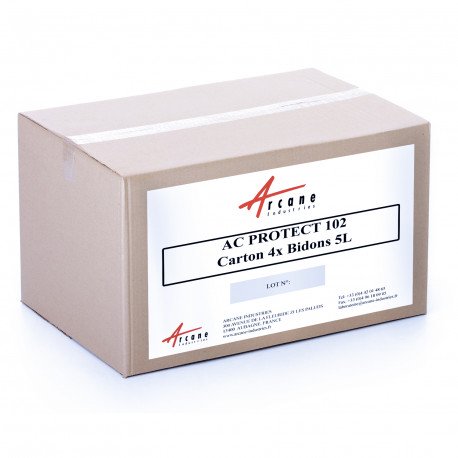 Protection anticorrosion pour bain d'immersion et protection longue durée AC PROTECT 102 Carton 4x5L