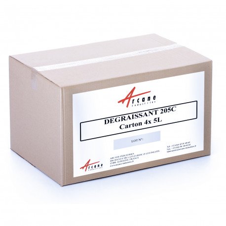 Dégoudronnant Nettoyant Spécial pour Cambouis Bitume Goudron Carton 4x5L 205C